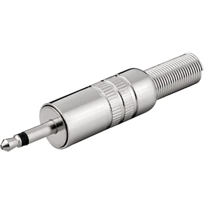 Afbeelding van Goobay 3,5mm Jack (m) connector metaal 2 polig / mono