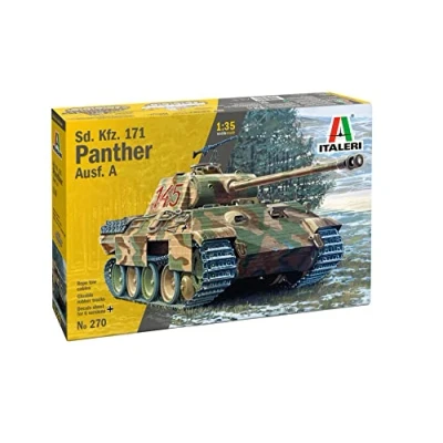 Afbeelding van 1:35 Italeri 0270 SD.KFZ. 171 Panther Ausf. A Plastic Modelbouwpakket
