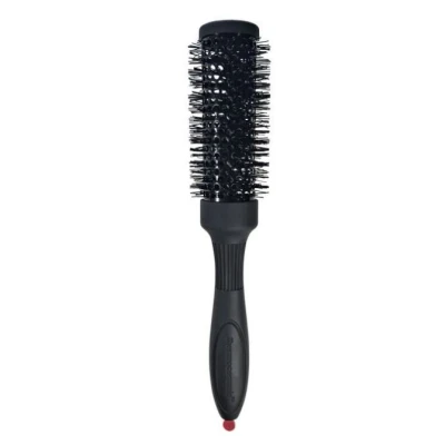 Afbeelding van Denman D62 Thermo Ceramic Medium Zwart 33mm Haibu by Kapperskorting.com