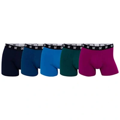 Afbeelding van Cristiano Ronaldo CR7 5 PACK Onderbroeken, Heren, Maat: XXL, Blue/red/green