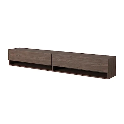 Afbeelding van Selsey Mirrgo RTV kast 200 cm Walnoot