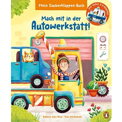 Afbeelding van Mein Zauberklappen Buch Mach mit in der Autowerkstatt!
