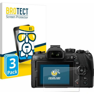Afbeelding van BROTECT Screenprotector voor Olympus OM D E M1 Mark II / III Folie Beschermfolie Beschermglas transparant (3 Stuks)