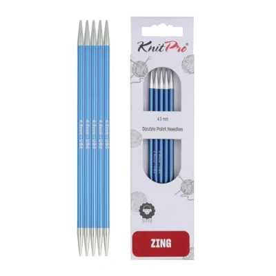 Afbeelding van KnitPro Zing Sokkennaalden 20 cm 4.00 mm