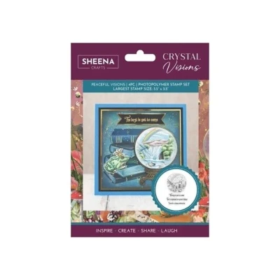 Afbeelding van Sheena Douglass Crystal Visions Clearstamp Peaceful