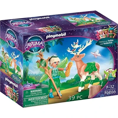 Image de Playmobil Ayuma 70806 Forest Fairy avec animal préféré