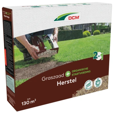 Afbeelding van Graszaad herstel DCM 130 m² (Meststof, Strooidoos, 1.95 kg)