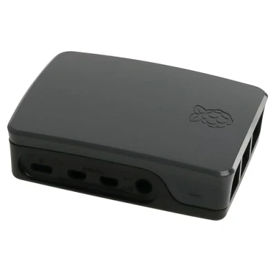 Afbeelding van Raspberry Pi® Pi SBC behuizing Geschikt voor model: 4 B Zwart
