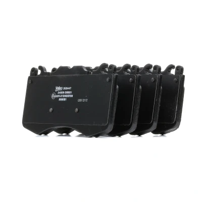 Afbeelding van VALEO 302447 Remblokkenset Vooras Excl. slijtage waarschuwingscontact Met anti kreukplaat LAND ROVER: Range Rover Sport, 3, 4