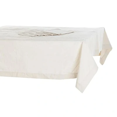 Afbeelding van Placemat en servetten DKD Home Decor Beige (150 x 150 cm)