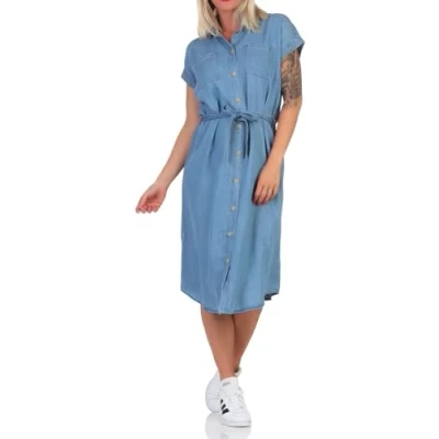 Afbeelding van ONLY Jurk Denim Look Pema Hannover Blauwe jeans S