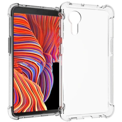 Afbeelding van iMoshion Hoesje Geschikt voor Samsung Galaxy Xcover 5 Siliconen Shockproof Case Transparant