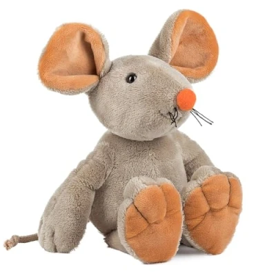 Afbeelding van Schaffer Knuddel mich! 4752 Eddi pluche muis, 26 cm, grijs