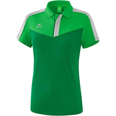Afbeelding van Erima Squad polo dames fern green/smaragd/ silver grey