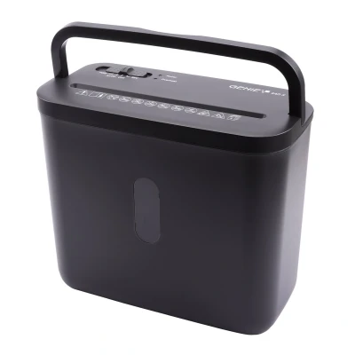 Afbeelding van Genie 440X Black Papierversnipperaar 4 vellen DIN A4 (80 g/m²) Cross Cut 8 Liter Compact formaat met handgreep Thuis/ Kantoor Zwart