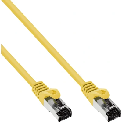 Afbeelding van S/FTP CAT8.1 40 Gigabit netwerkkabel / geel LSZH 1,5 meter