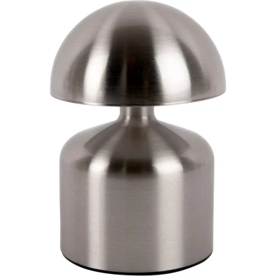 Afbeelding van Leitmotiv Tafellamp Impetu LED Nikkel Ø10cm Modern Sinterklaas cadeau cadeautjes vrouw man voor haar hem Sint Kado