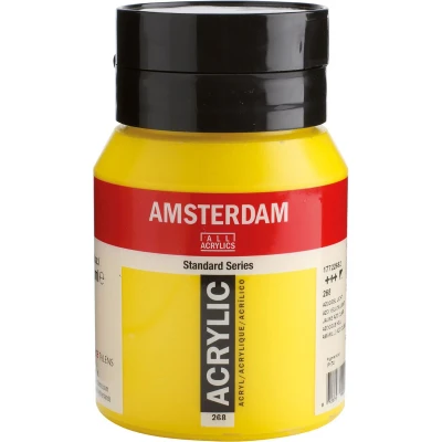 Afbeelding van Amsterdam Standard Acrylverf 500ml 268 Azogeel licht