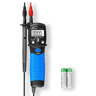 Afbeelding van BTMETER BT 38C Digitale hoogspanningsmultimeter AC DC 600V 60M Ohm met capaciteitstest, continuïteitsalarm, lcd display achtergrondverlichting