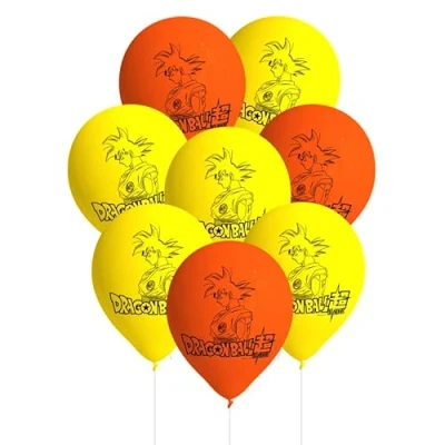 Afbeelding van CONVER PARTY ballonnen Dragon Ball decoratie verjaardag latex feestartikelen 8 stuks