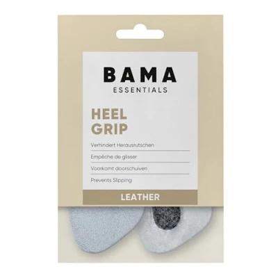 Afbeelding van inlegzolen voor Bama Heel Grip schoenen, leren schoenen ter bescherming van drukpunten voorkoming wegglijden volwassenen, 1 paar, grijs.