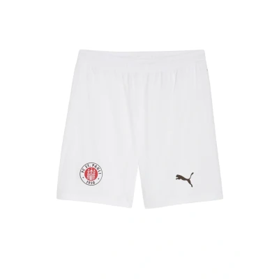 Afbeelding van FC St. Pauli 25/26 short voor Heren, Wit/Bruin, Maat XL PUMA