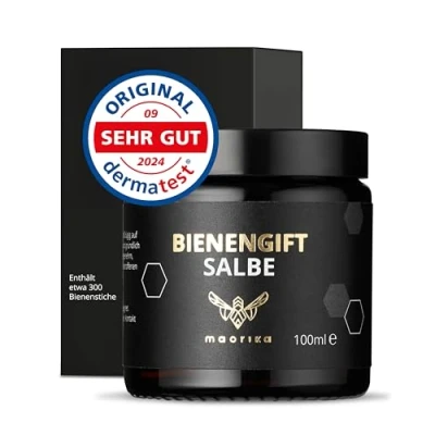 Afbeelding van maorika Bijenzalf met manuka olie (verfrissend en rustgevend) hoog gedoseerde bijengifcrème sheaboter, eucalyptus, aloë vera, rozemarijn