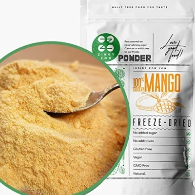 Afbeelding van Gedroogd Mango Fruitpoeder Natuurlijk Droog Fruit Vruchten Zonder Additieven Mangopulver Freeze Dried Powder (100 g)