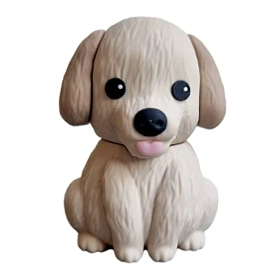 Afbeelding van USB Stick schattige Hond Puppy Huisdier 8 GB Flash Drive Memory Data Opslag Beige