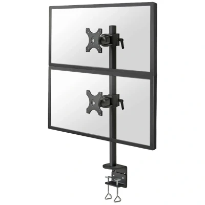 Afbeelding van Neomounts FPMA D700DV Monitor tafelbeugel 2 voudig 25,4 cm (10) 68,6 (27) Zwart In hoogte verstelbaar, Kantelbaar, Zwenkbaar, Roteerbaar