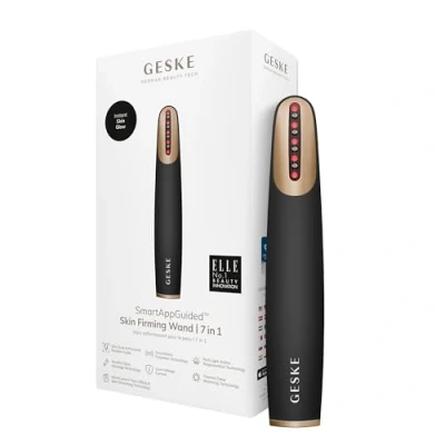 Afbeelding van GESKE Skin Firming Wand 7 in 1 Anti aging apparaat Microstroom Lifting Wrijf je rimpels voor een stevige en verjongde huid Geavanceerde verstevigende gezichtsverzorging Rode
