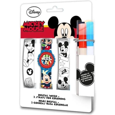 Afbeelding van Disney Horlogeset Mickey Mouse Junior 23 Cm 4 delig