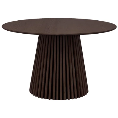 Afbeelding van House Nordic Osaka Gerookt Eiken Eettafel Rond Ø120 cm