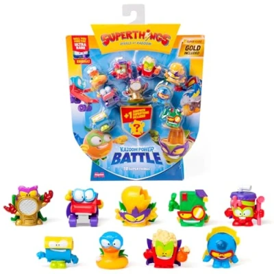 Afbeelding van SuperThings KAZOOM Power Battle 10 stuks bevat (inclusief 1 verrassingsfiguur en gouden kapitein), 2