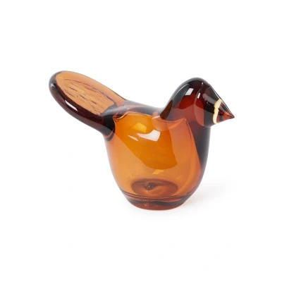 Afbeelding van Iittala Birds By Toikka Flycatcher 7 Cm Oranjebruin