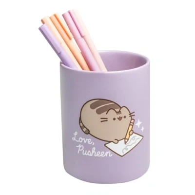 Afbeelding van Grupo Erik Pusheen pennenhouder geschenken Bureauorganizer Bureaudecoratie Kawaii pennenetui Terug naar school benodigdheden