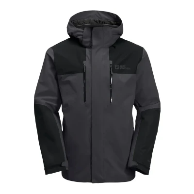Afbeelding van Jack Wolfskin Jasper Regenjas, Heren, Maat: Large, Phantom