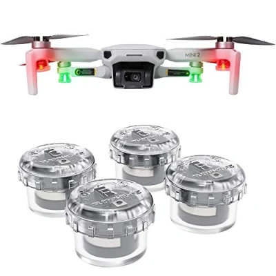 Afbeelding van Motutech 4 stks Nachtvlucht Lampen voor DJI Mini Pro 3 Mavic Cine Air 2S FPV 2 Kleurrijke Richtingaanwijzer Waarschuwingslichten Nachtlampje Lamp