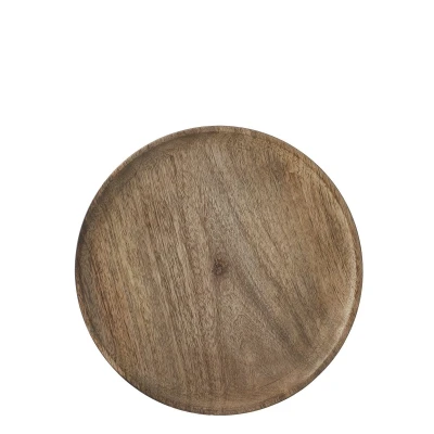 Afbeelding van Duko Bord Ø30 cm 100% FSC Mangohout Bruin