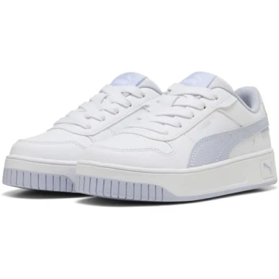 Afbeelding van Puma Carina Street Unisex Sneakers laag voor kinderen, Maat: 33, White/cool weather Hoogwaardig imitatieleer