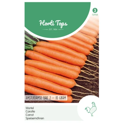 Afbeelding van Hortitops Wortelen Amsterdamse Bak 2 Groentezaden 10 g