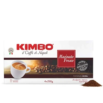 Afbeelding van Kimbo Caff, Macinato Fresco 250 g (Pack da 4)