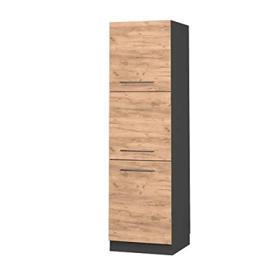 Afbeelding van Vicco Ovenombouwkast Fame Line, Grijs/Grijs, 60 cm