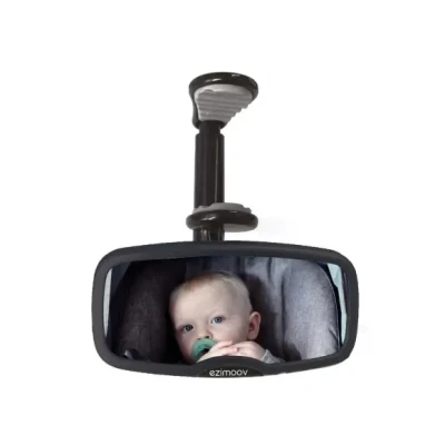 Afbeelding van EZI MIRROR CLIP Auto spiegel baby met handige klem achteruitkijkspiegel om je kind te zien klemt aan de voorspiegel verstelbaar