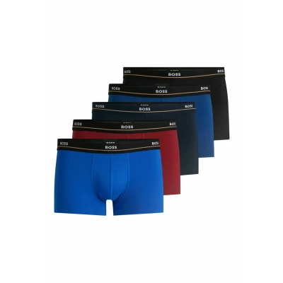 Afbeelding van BOSS 5P Essential Boxershorts, Heren, Maat: Small, Patterned twelve