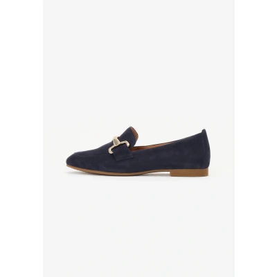 Afbeelding van Gabor Mocassins, Dames, Maat: 35, Atlantik\gold Veloursleer