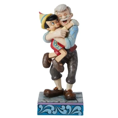 Afbeelding van Disney Traditions Gepetto &amp; Pinocchio Figurine