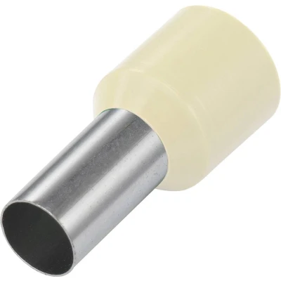 Afbeelding van Vogt Verbindungstechnik 460812 Adereindhulzen 10 mm² Deels geïsoleerd Ivoor 100 stuk(s)