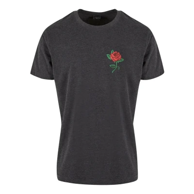 Afbeelding van Mister TEE ROSE Tshirt print, Heren, Maat: Small, Charcoal
