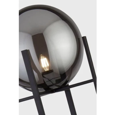 Afbeelding van Searchlight Oldham Vloerlamp Klassiek Smoke 2 jaar garantie
